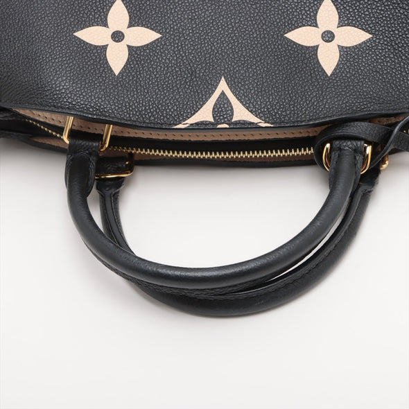 Louis Vuitton Black Beige Bicolor Monogram Empreinte Leather Petit Palais [Clearance Sale]
