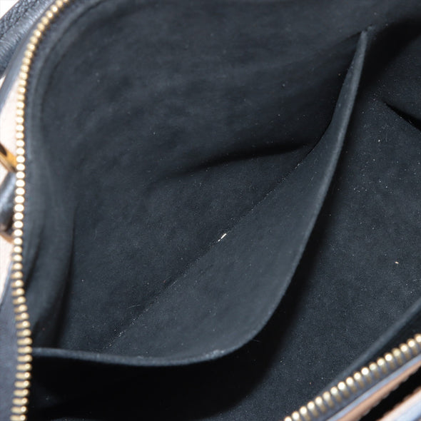 Louis Vuitton Black Beige Bicolor Monogram Empreinte Leather Petit Palais [Clearance Sale]