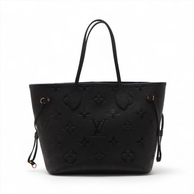 Louis Vuitton Noir Monogram Empreinte Leather Neverfull MM [Clearance Sale]