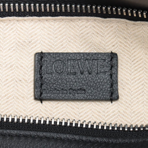 Loewe Black Leather Small Puzzle Bag [Clearance Sale]