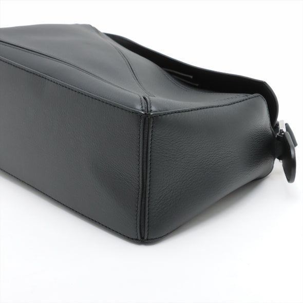 Loewe Black Leather Small Puzzle Bag [Clearance Sale]
