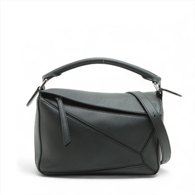 Loewe Black Leather Small Puzzle Bag [Clearance Sale]