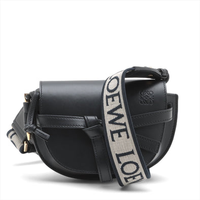 Loewe Black Leather Mini Gate Dual Bag [Clearance Sale]