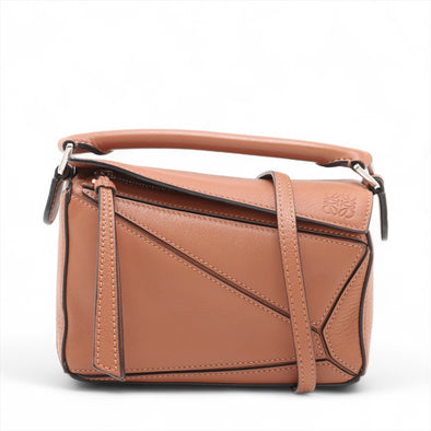 Loewe Tan Leather Mini Puzzle Bag [Clearance Sale]