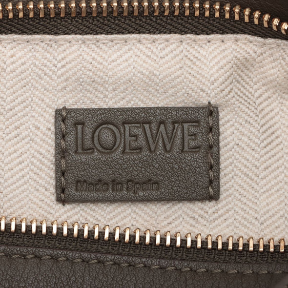 Loewe Khaki Leather Small Puzzle Bag [Clearance Sale]