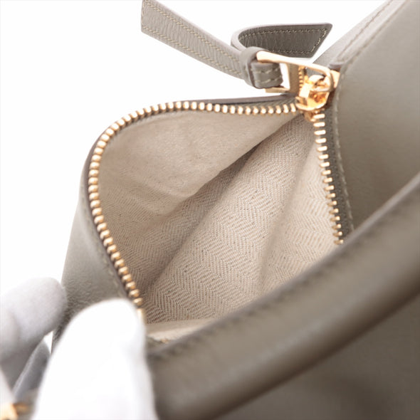 Loewe Khaki Leather Small Puzzle Bag [Clearance Sale]