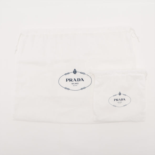 Prada Nero Padded Re-Nylon Mini Bag With Bow  [Clearance Sale]