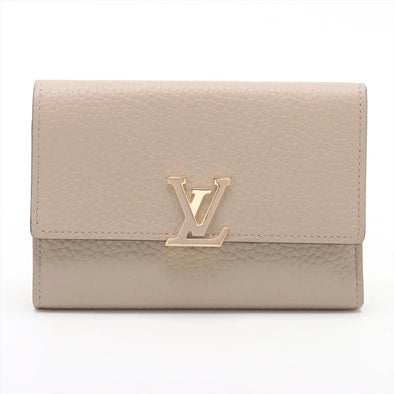 Louis Vuitton Galet Taurillon Leather Capucines Compact Wallet  [Clearance Sale]