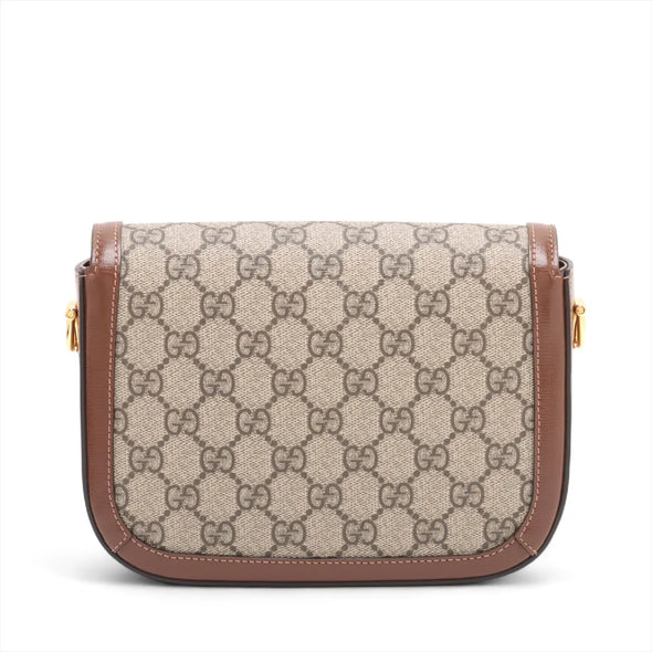 Gucci GG Supreme Gucci Horsebit 1955 Small Shoulder Bag [Clearance Sale]