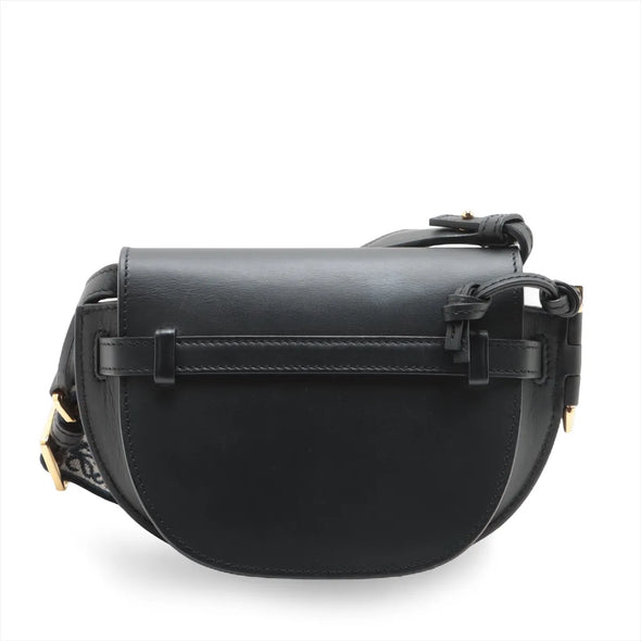Loewe Black Leather Mini Gate Dual Bag [Clearance Sale]