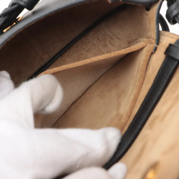 Loewe Black Leather Mini Gate Dual Bag [Clearance Sale]