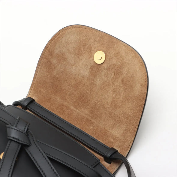Loewe Black Leather Mini Gate Dual Bag [Clearance Sale]