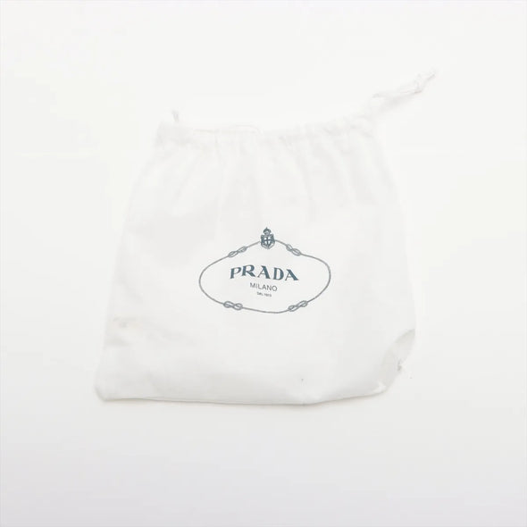 Prada Black Leather Symbole Shopping Bag [Clearance Sale]