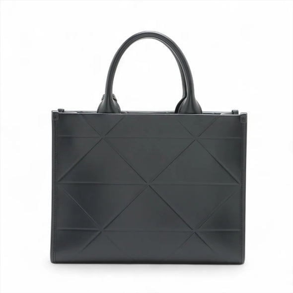 Prada Black Leather Symbole Shopping Bag [Clearance Sale]