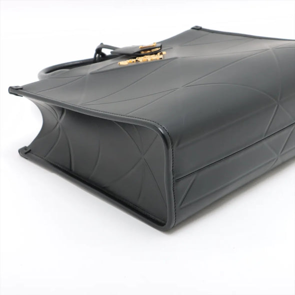 Prada Black Leather Symbole Shopping Bag [Clearance Sale]