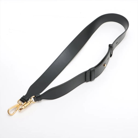 Prada Black Leather Symbole Shopping Bag [Clearance Sale]