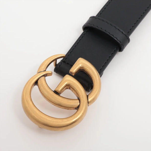 Gucci Black GG Marmont Belt [Clearance Sale]