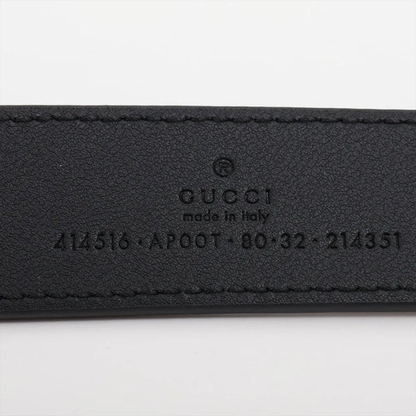 Gucci Black GG Marmont Belt [Clearance Sale]