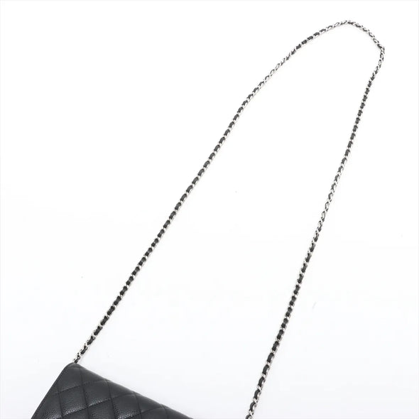 Chanel Black Caviar Calfskin Wallet On Chain [Clearance Sale]