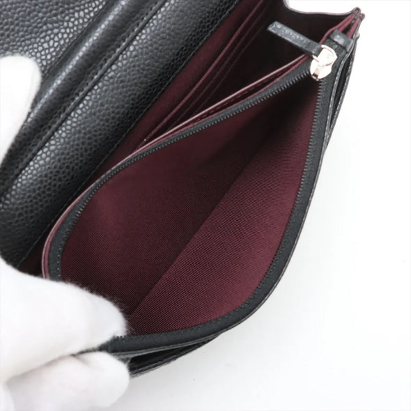Chanel Black Caviar Calfskin Wallet On Chain [Clearance Sale]