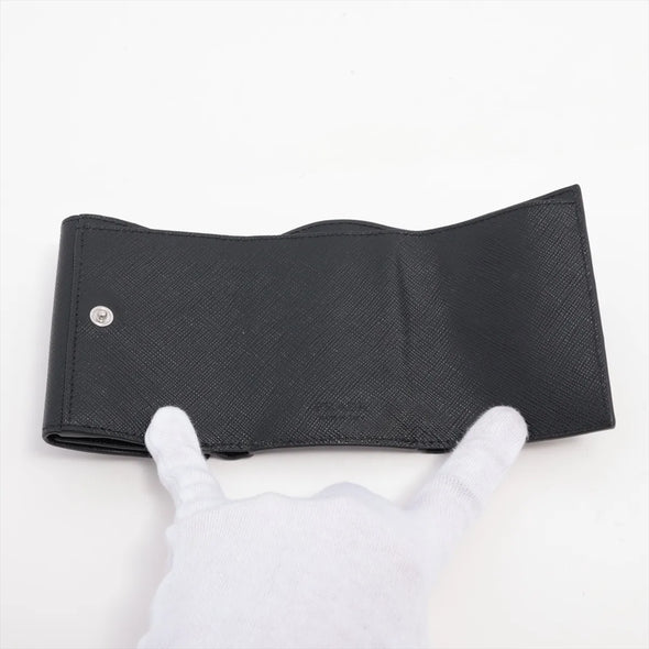Prada Black Small Saffiano Leather Wallet [Clearance Sale]