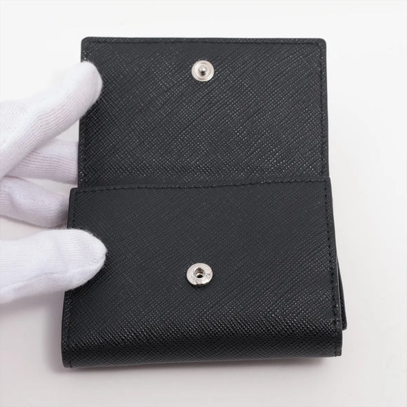 Prada Black Small Saffiano Leather Wallet [Clearance Sale]