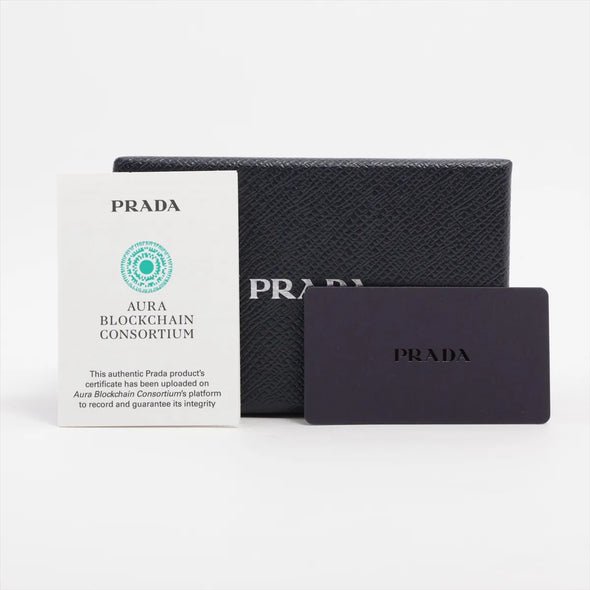 Prada Black Small Saffiano Leather Wallet [Clearance Sale]