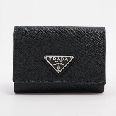 Prada Black Small Saffiano Leather Wallet [Clearance Sale]