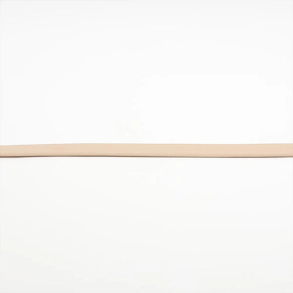 Celine Beige Taurillon Leather Triomphe Medium Belt [Clearance Sale]