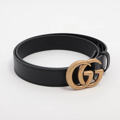 Gucci Black GG Marmont Belt [Clearance Sale]
