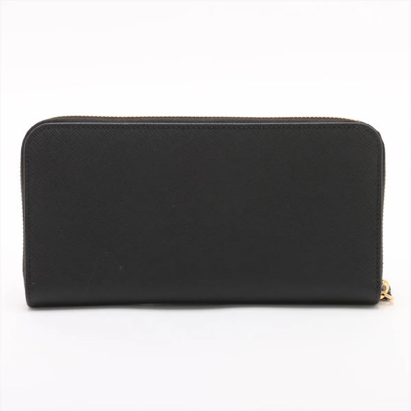 Prada Black Saffiano Leather Large Wallet [Clearance Sale]