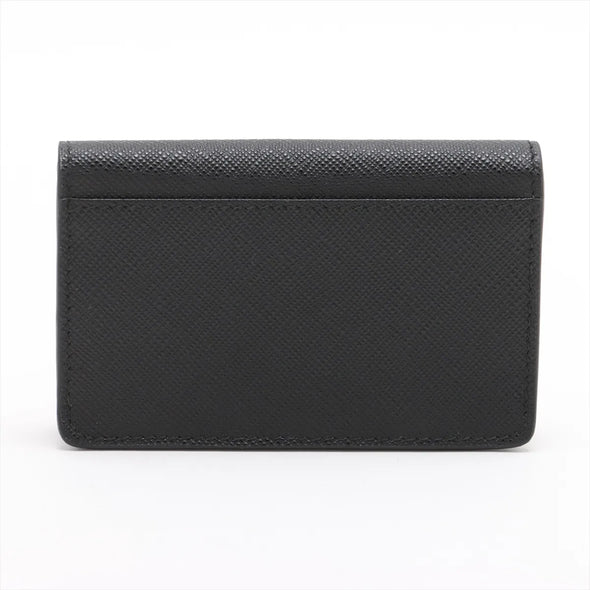 Prada Black Saffiano Leather Card Holder [Clearance Sale]