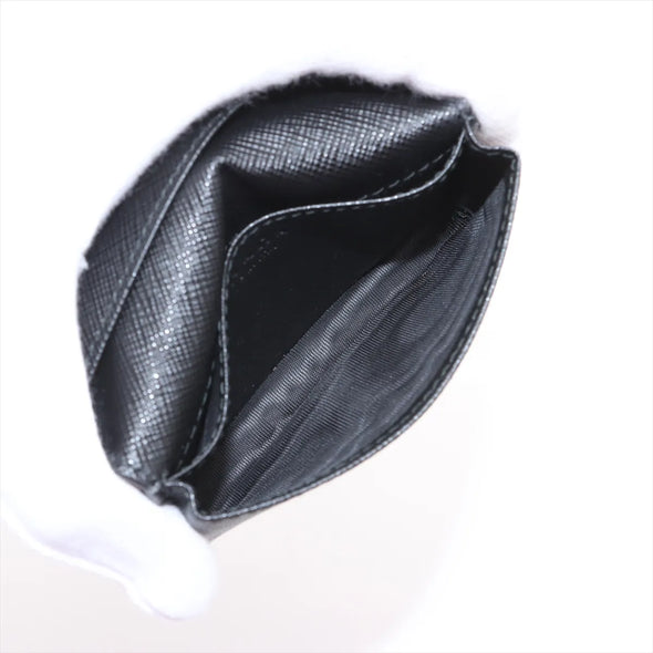Prada Black Saffiano Leather Card Holder [Clearance Sale]