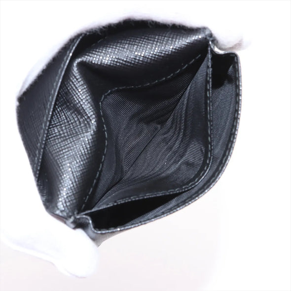 Prada Black Saffiano Leather Card Holder [Clearance Sale]