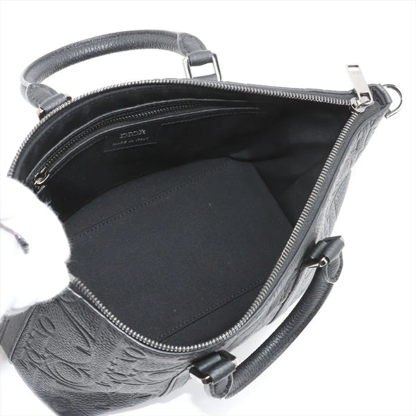 Christian Dior Black Leather Weekender [Clearance Sale]