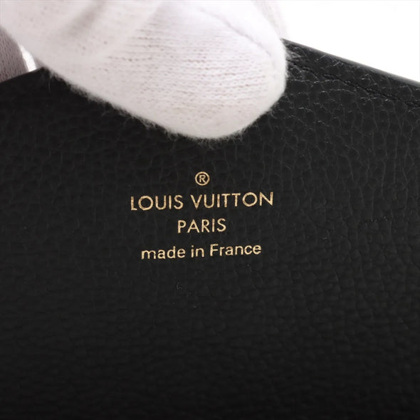 Louis Vuitton Noir Monogram Empreinte Leather Sarah Wallet [Clearance Sale]