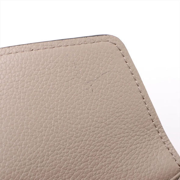 Louis Vuitton Tourterelle Bicolor Monogram Empreinte Leather Sarah Wallet [Clearance Sale]