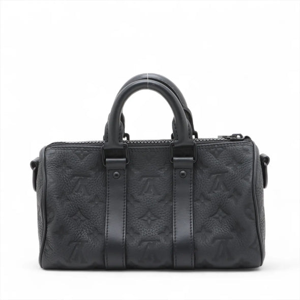 Louis Vuitton Black Taurillon Monogram Leather Bandouliere 25 [Clearance Sale]