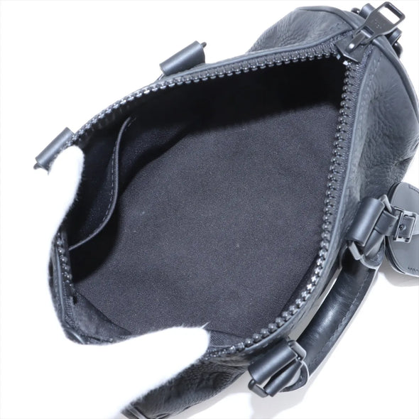 Louis Vuitton Black Taurillon Monogram Leather Bandouliere 25 [Clearance Sale]