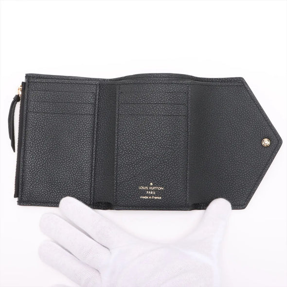 Louis Vuitton Noir Monogram Empreinte Leather Victorine Wallet [Clearance Sale]