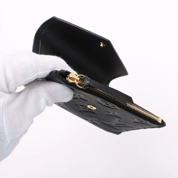Louis Vuitton Noir Monogram Empreinte Leather Victorine Wallet [Clearance Sale]