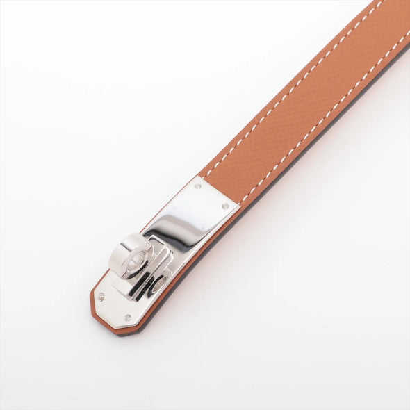 Hermes Brown Leather Kelly 18 (2024) Belt [Clearance Sale]