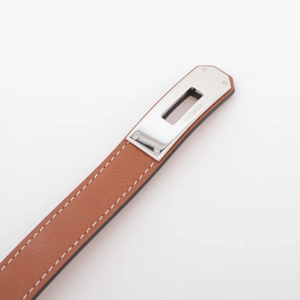 Hermes Brown Leather Kelly 18 (2024) Belt [Clearance Sale]