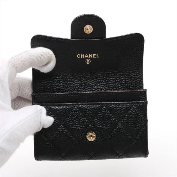 Chanel Black Caviar Card Holder [Clearance Sale]