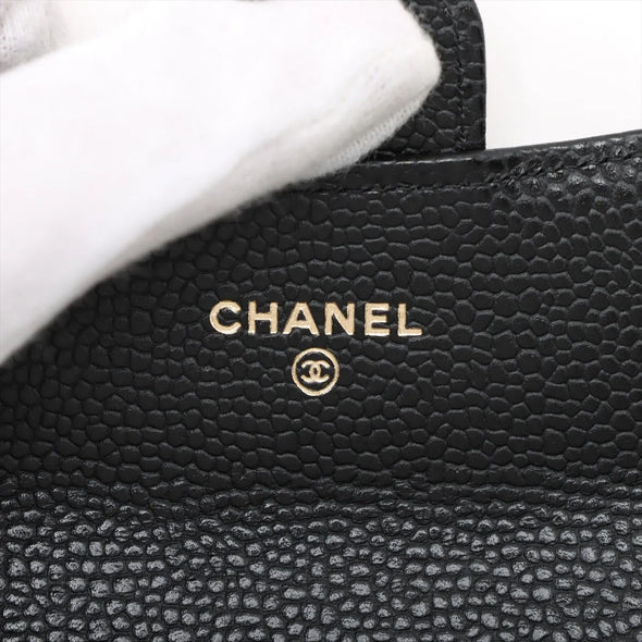 Chanel Black Caviar Card Holder [Clearance Sale]