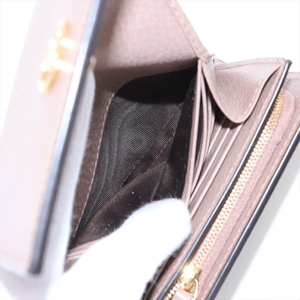 Gucci Beige Marmont Compact Wallet  [Clearance Sale]