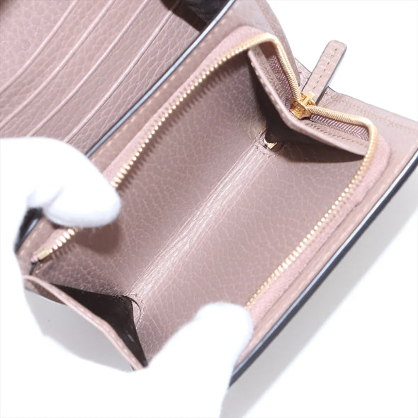 Gucci Beige Marmont Compact Wallet  [Clearance Sale]