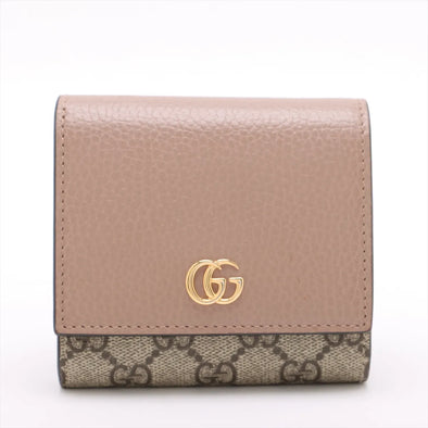 Gucci Beige Marmont Compact Wallet  [Clearance Sale]
