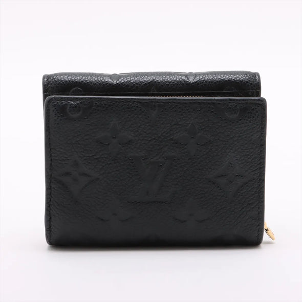 Louis Vuitton Noir Monogram Empreinte Leather Metis Compact Wallet [Clearance Sale]