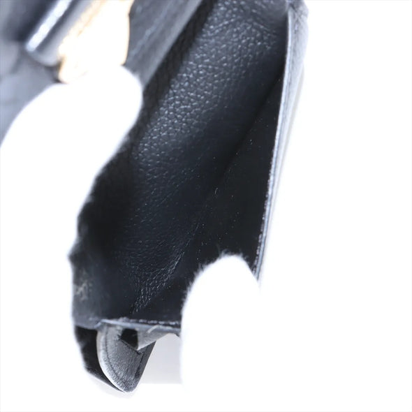 Louis Vuitton Noir Monogram Empreinte Leather Metis Compact Wallet [Clearance Sale]